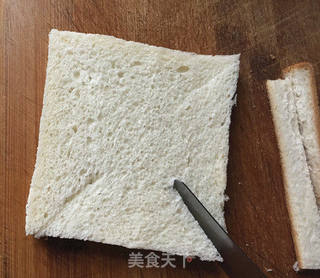 #春食野菜香#荠菜炒饭吐司盅的做法步骤:5