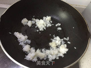 #春食野菜香#荠菜炒饭吐司盅的做法步骤:9