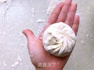 #春食野菜香#地达菜包子的做法步骤:11