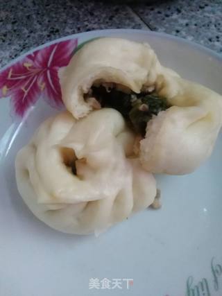 素馅包子——生菜菌菇包子的做法步骤:13