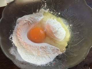 三文鱼褐麦饼的做法步骤:4