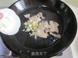 青椒魔芋肉片的做法步骤:4