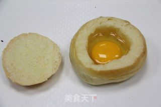芝士鸡蛋火腿包的做法步骤:9