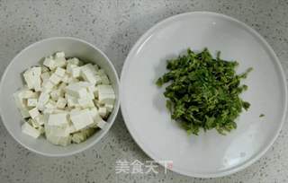 #春食野菜香#香椿拌豆腐的做法步骤:4