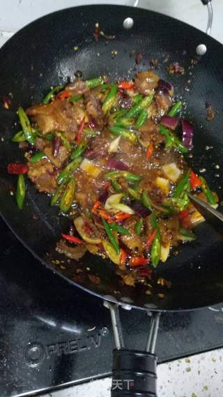回锅肉的做法步骤:7