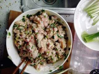 猪肉葱花饺子的做法步骤：4