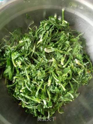 #春食野菜香#荠菜蒸饺的做法步骤:4