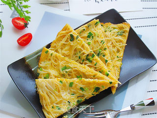 面条鸡蛋饼的做法步骤:14
