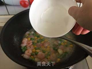 三鲜小米锅巴的做法步骤:12