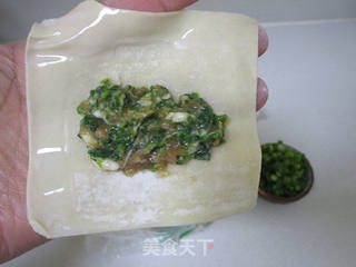 #春食野菜香#油炸荠菜馄饨的做法步骤:8