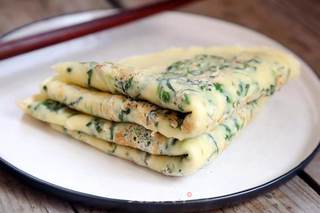 #春食野菜香#荠菜早餐饼的做法步骤:11