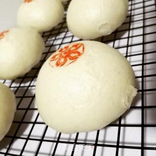 FLUFF棉花糖金沙奶黄包的做法步骤:17