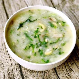 #春食野菜香# 荠菜三鲜疙瘩汤的做法步骤:11