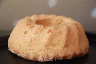 萨瓦林模戚风蛋糕(八寸)的做法步骤:13