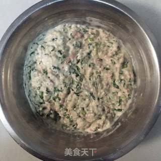 #春食野菜香#芹菜叶肉末鸡蛋饼的做法步骤：4