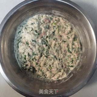 #春食野菜香#芹菜叶肉末鸡蛋饼的做法步骤:4