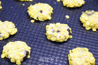 葡萄干玉米脆片 饼干 德普烘焙实验室的做法步骤:8