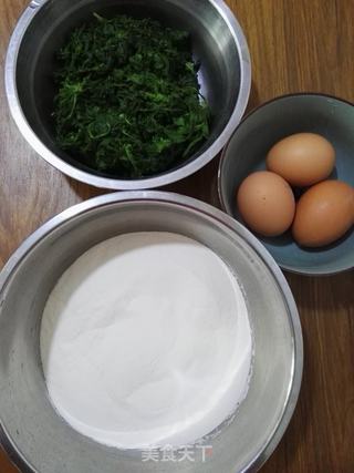 #春食野菜香#荠菜馅饼的做法步骤:2