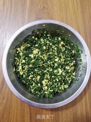 #春食野菜香#荠菜馅饼的做法步骤:8