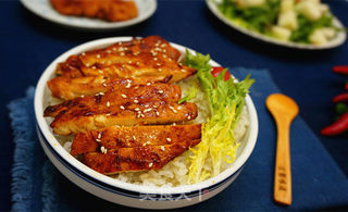 鸡扒饭的做法步骤:13