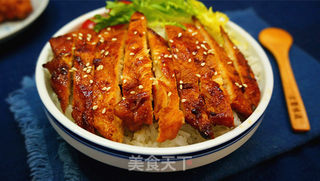 鸡扒饭的做法步骤:14