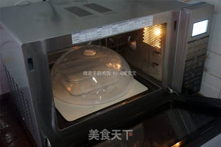 微波冬菇鸡饭的做法步骤:4
