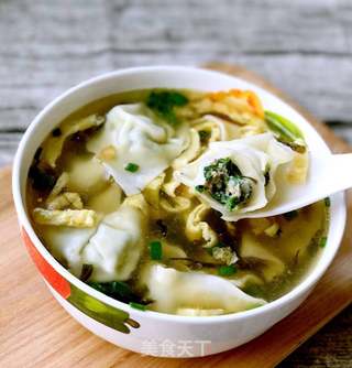#春食野菜香# 荠菜三鲜馄饨的做法步骤:14