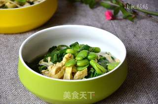 #春食野菜香#马兰头豆瓣蛋皮汤的做法步骤:10