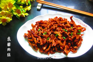 京酱肉丝的做法步骤:6