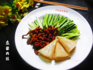 京酱肉丝的做法步骤:5