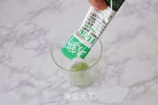 青汁面条的做法步骤:2