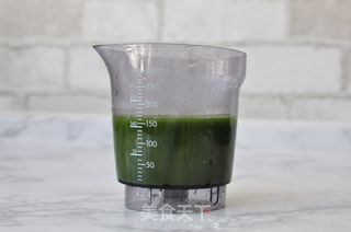 青汁面条的做法步骤:4