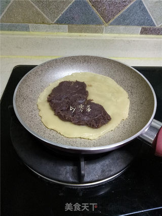 豆沙煎饼的做法步骤:7