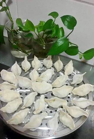 # 春食野菜香 #蒲公英鸡蛋水饺的做法步骤:18