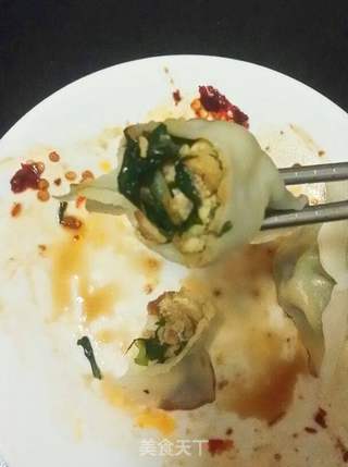 # 春食野菜香 #蒲公英鸡蛋水饺的做法步骤:24