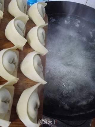 #春食野菜香#马兰螺丝肉馄饨的做法步骤:19