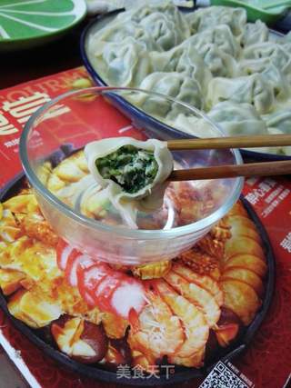#春食野菜香#马兰螺丝肉馄饨的做法步骤:22
