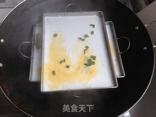 鸡蛋肠粉的做法步骤:7