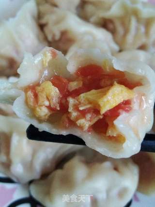 西红柿水饺的做法步骤:16