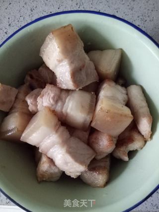 猪肉炖粉条的做法步骤:7