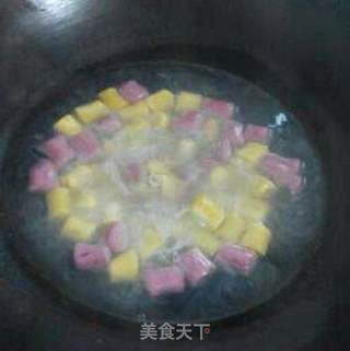 紫薯芋圆的做法步骤:4