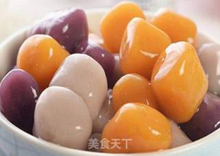 紫薯芋圆的做法步骤:5