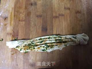 #春食野菜香#花椒叶盘丝饼的做法步骤:14