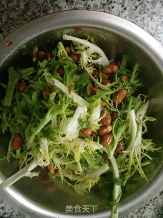 #春食野菜香#脆甜花生凉拌苦苣~花生拌苦苣的做法步骤:4