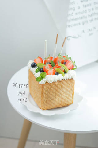 蜂蜜水果厚多士的做法步骤:15