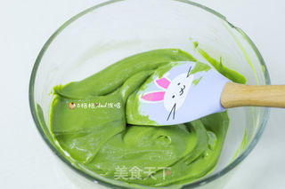 抹茶大理石纹芝士蛋糕的做法步骤:4