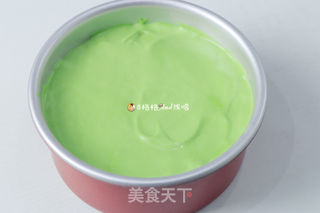 抹茶大理石纹芝士蛋糕的做法步骤:6
