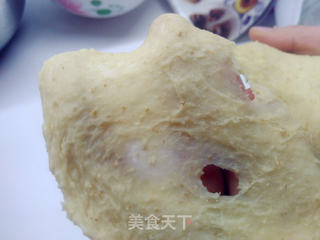 花朵全麦早餐包(二发冷藏发酵法)的做法步骤:2