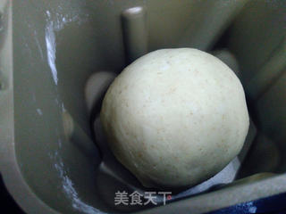 花朵全麦早餐包(二发冷藏发酵法)的做法步骤:4