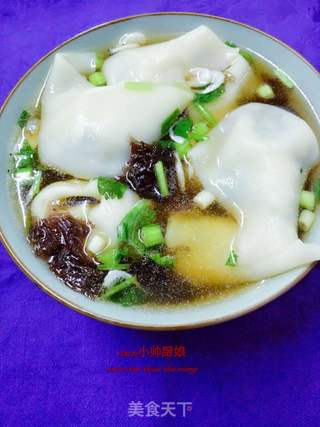 #春食野菜香#荠菜肉馄饨的做法步骤:8